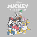 Girl's Mickey & Friends Mickey and Friends Retro Group T-Shirt