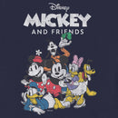 Toddler's Mickey & Friends Distressed Retro Group T-Shirt