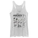 Women's Mickey & Friends Mickey and Friends Sketch Racerback Tank Top