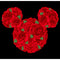 Boy's Mickey & Friends Mickey Mouse Rose Silhouette T-Shirt