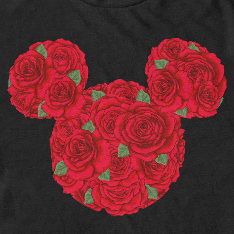 Men's Mickey & Friends Rose Silhouette T-Shirt