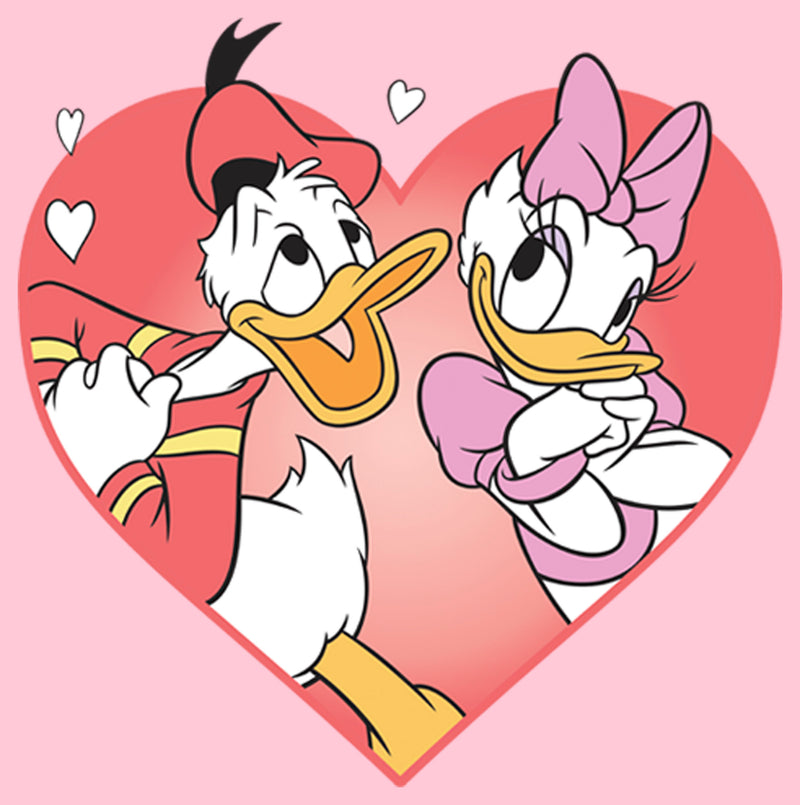 Girl's Mickey & Friends Donald and Daisy In Love T-Shirt