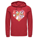 Men's Mickey & Friends Duck Love Pull Over Hoodie