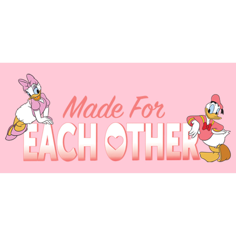 Girl's Mickey & Friends Donald & Daisy Made For Each Other T-Shirt