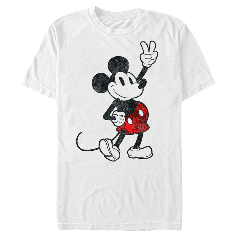 Men's Mickey & Friends Retro Peace T-Shirt