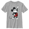 Boy's Mickey & Friends Mickey Mouse Retro Peace Sign T-Shirt