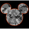 Men's Mickey & Friends Gray Camo Mickey Mouse Logo T-Shirt