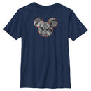 Boy's Mickey & Friends Camo Mickey Logo T-Shirt