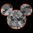 Boy's Mickey & Friends Mickey Mouse Camo Silhouette Pull Over Hoodie