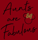 Junior's Mickey & Friends Aunts Are Fabulous Racerback Tank Top