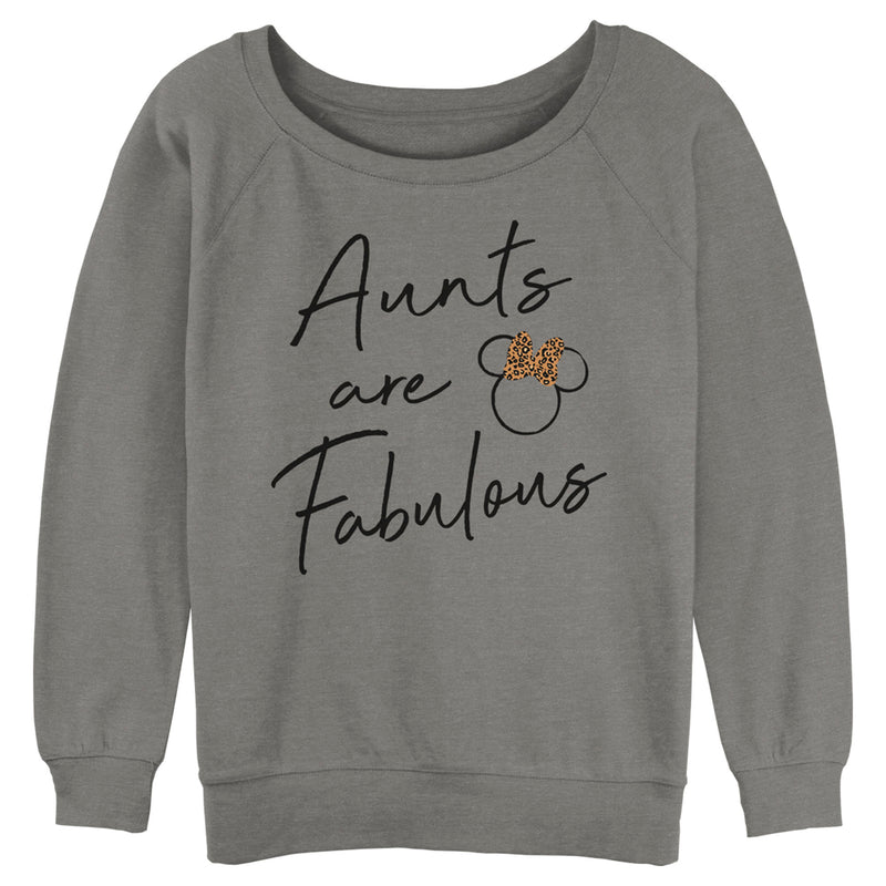 Junior's Mickey & Friends Aunts Are Fabulous Sweatshirt