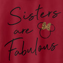 Junior's Mickey & Friends Sisters are Fabulous Racerback Tank Top