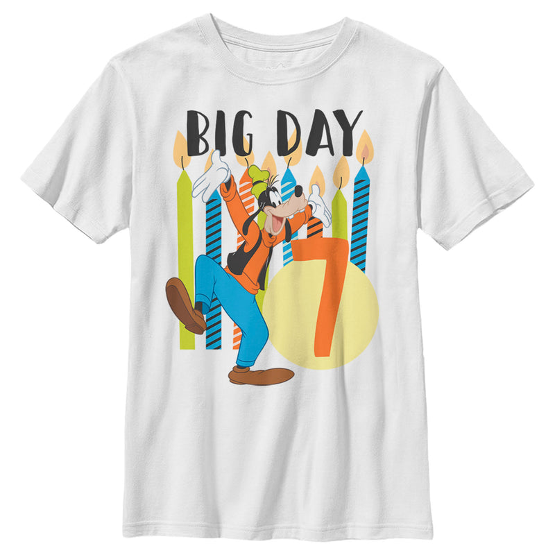 Boy's Mickey & Friends Goofy 7th Birthday T-Shirt