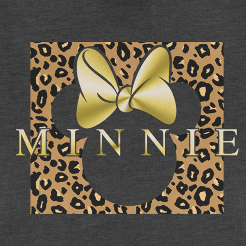 Junior's Mickey & Friends Leopard Square Minnie Festival Muscle Tee