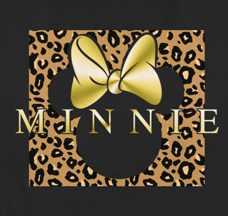 Women's Mickey & Friends Leopard Square Minnie T-Shirt