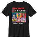 Boy's Mickey & Friends Mickey & Friends Press Start Video Game T-Shirt