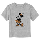 Toddler's Minnie Mouse Cheetah Outfit T-Shirt