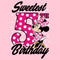 Girl's Mickey & Friends Sweetest 6th Birthday Dots T-Shirt