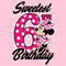 Girl's Mickey & Friends Sweetest 6th Birthday Dots T-Shirt