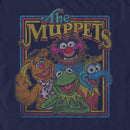 Men's The Muppets Distressed Retro Character Frame T-Shirt