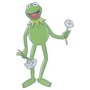 Men's The Muppets Kermit Flower Bouquet T-Shirt