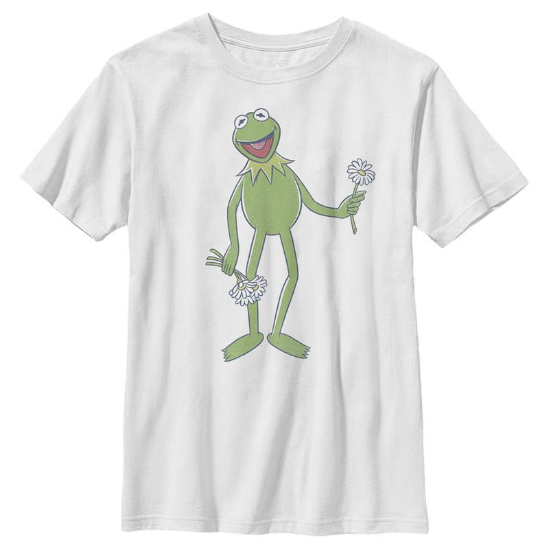 Boy's The Muppets Kermit Flower Bouquet T-Shirt