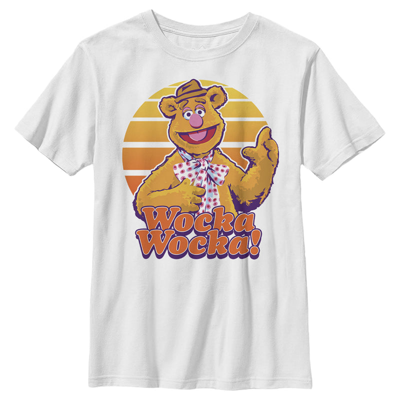 Boy's The Muppets Fozzie Retro Bear T-Shirt