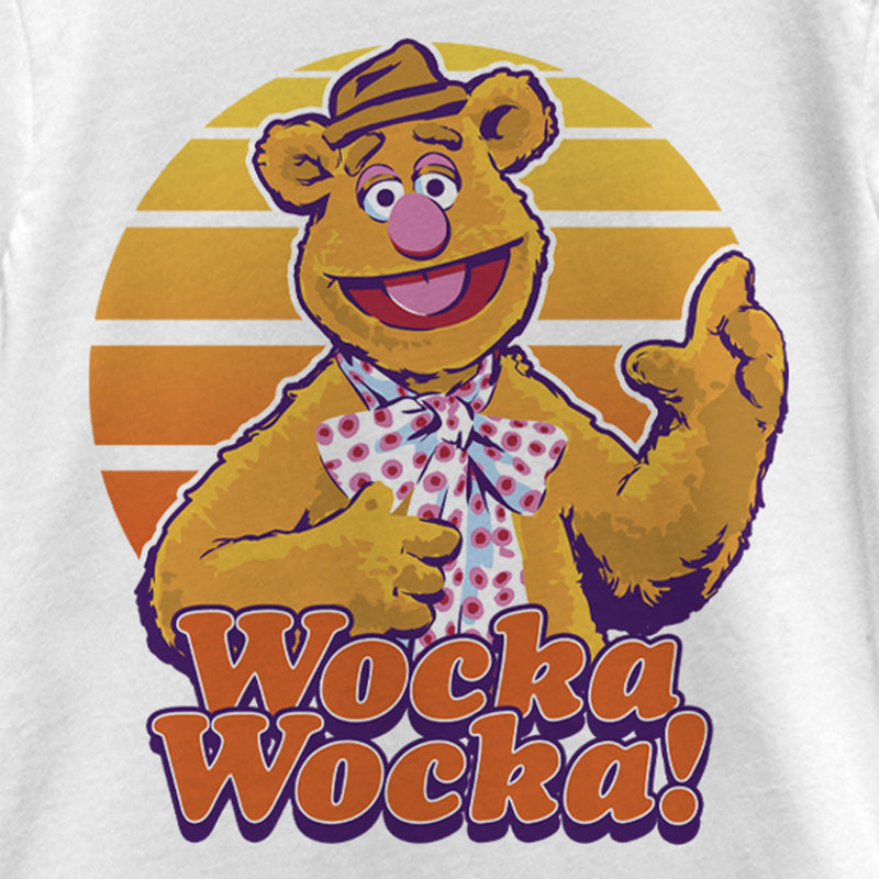 Girl's The Muppets Fozzie Retro Bear T-Shirt