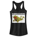 Junior's The Muppets Kermit Meme Racerback Tank Top