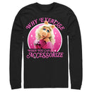 Men's The Muppets Miss Piggy Accessorize Long Sleeve Shirt