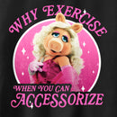 Junior's The Muppets Miss Piggy Accessorize Racerback Tank Top