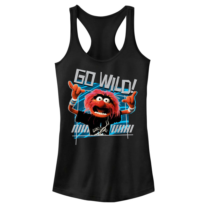 Junior's The Muppets Animal Go Wild Racerback Tank Top