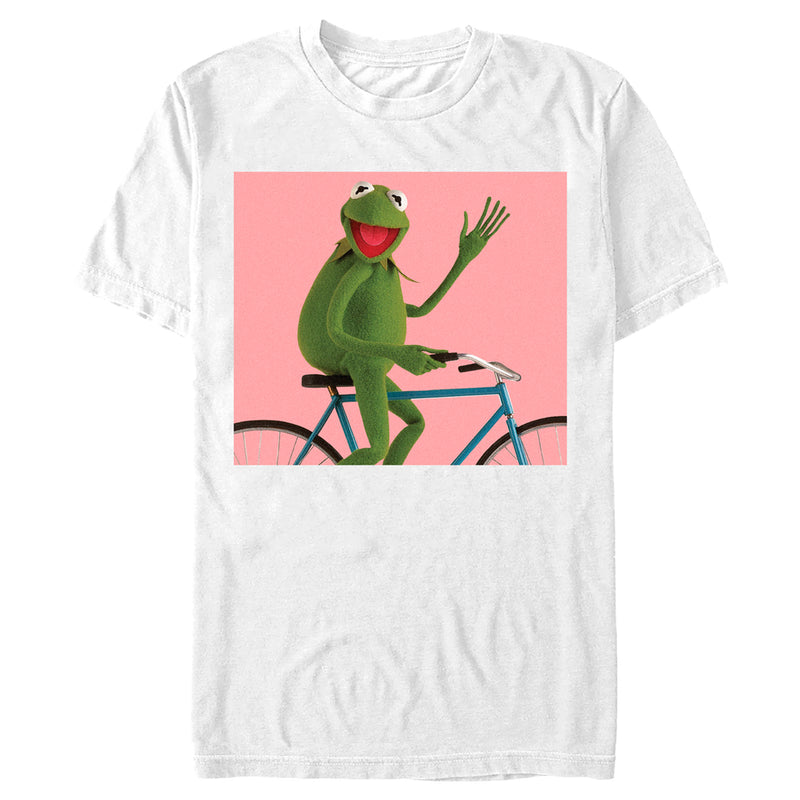 Men's The Muppets Kermit Bike Wave T-Shirt