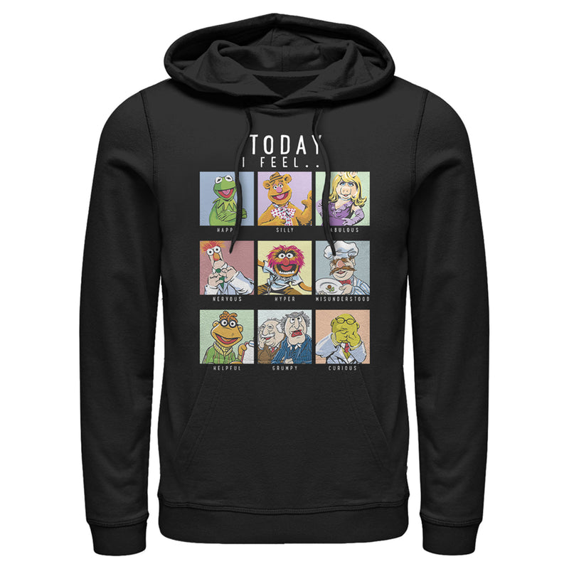 Men's The Muppets Mood Chart Pull Over Hoodie