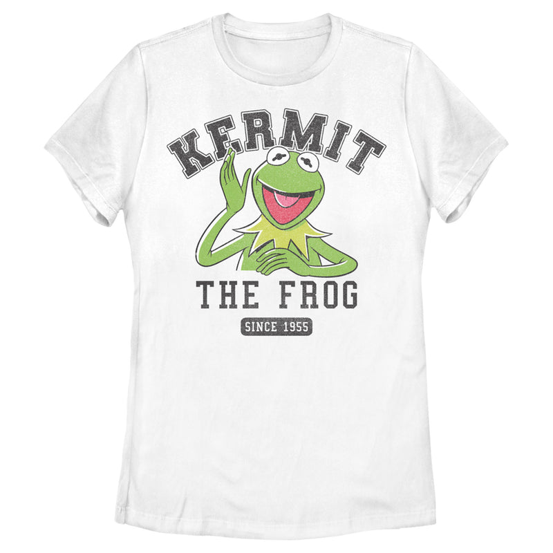 Women's The Muppets Kermit 1955 Collegiate T-Shirt