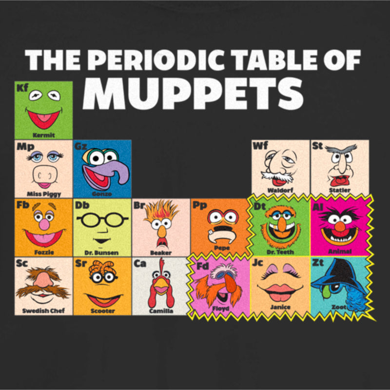 Junior's The Muppets Periodic Table T-Shirt