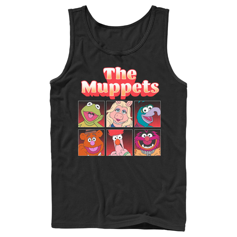 Men's The Muppets Boxed Characters Tank Top