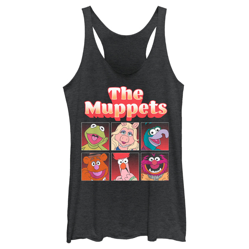 Women's The Muppets Boxed Characters Racerback Tank Top