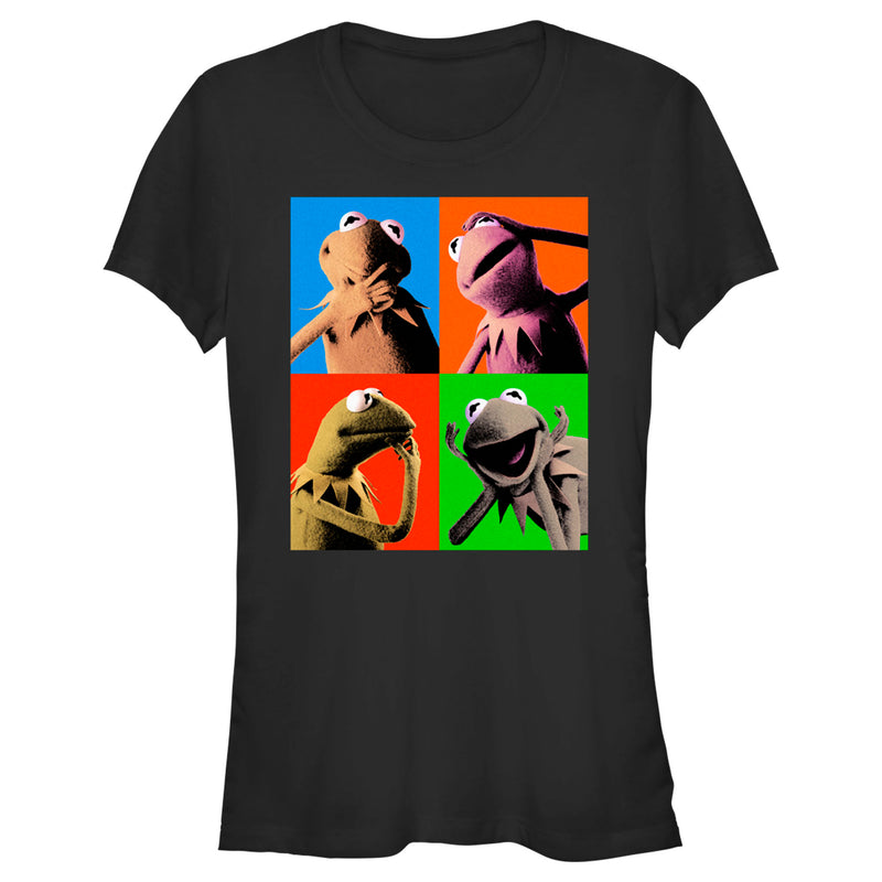 Junior's The Muppets Kermit Pop Art T-Shirt