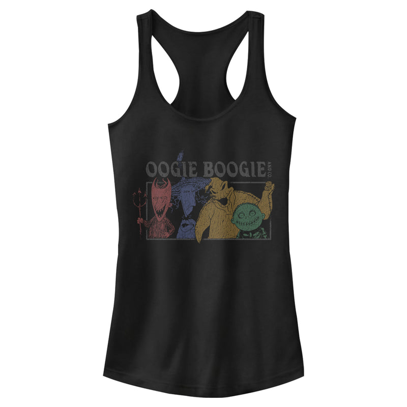 Junior's The Nightmare Before Christmas Let's Boogie Racerback Tank Top