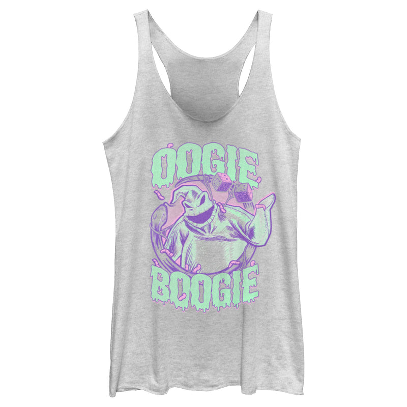 Women's The Nightmare Before Christmas Slimy Oogie Boogie Racerback Tank Top