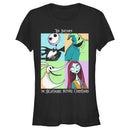 Junior's The Nightmare Before Christmas Group Character Portraits T-Shirt