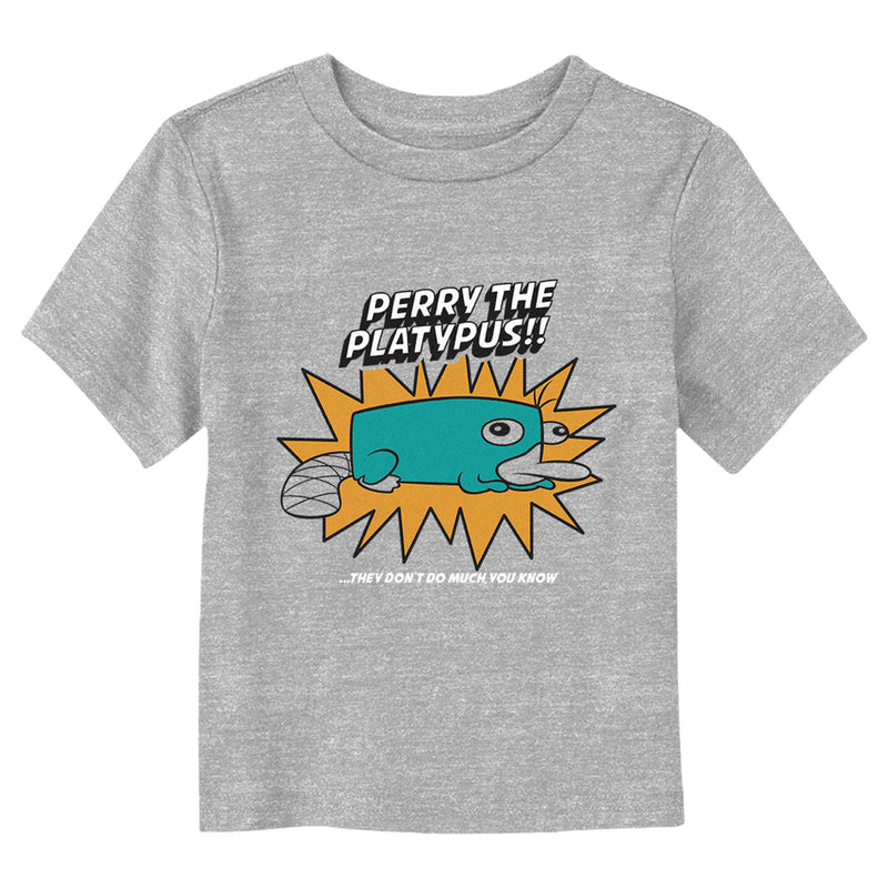 Toddler's Phineas and Ferb Perry the Platypus They Don't Do Much You Know T-Shirt