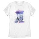 Women's Winnie the Pooh Rainy Watercolor Eeyore T-Shirt