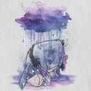 Men's Winnie the Pooh Rainy Watercolor Eeyore Sweatshirt