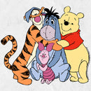 Men's Winnie the Pooh Hugging Group T-Shirt