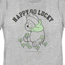 Women's Winnie the Pooh St. Patrick's Day Happy Go Lucky T-Shirt