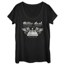 Women's Billy Joel World Tour 1984 Black and White T-Shirt