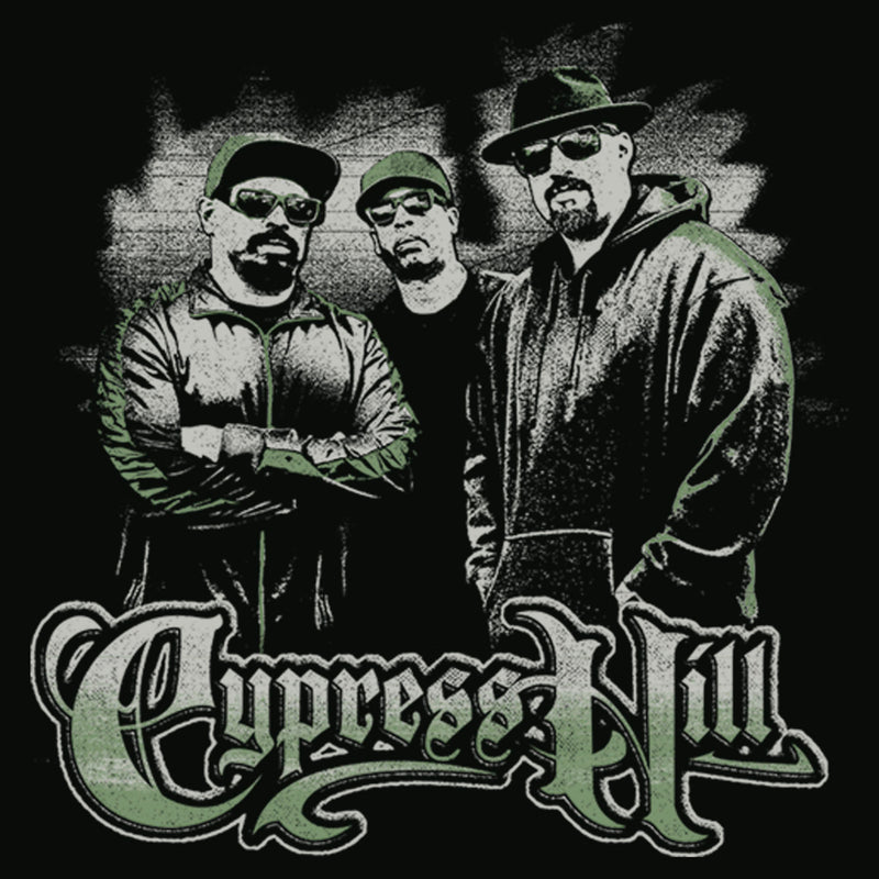 Men's Cypress Hill Distressed Band Pose T-Shirt