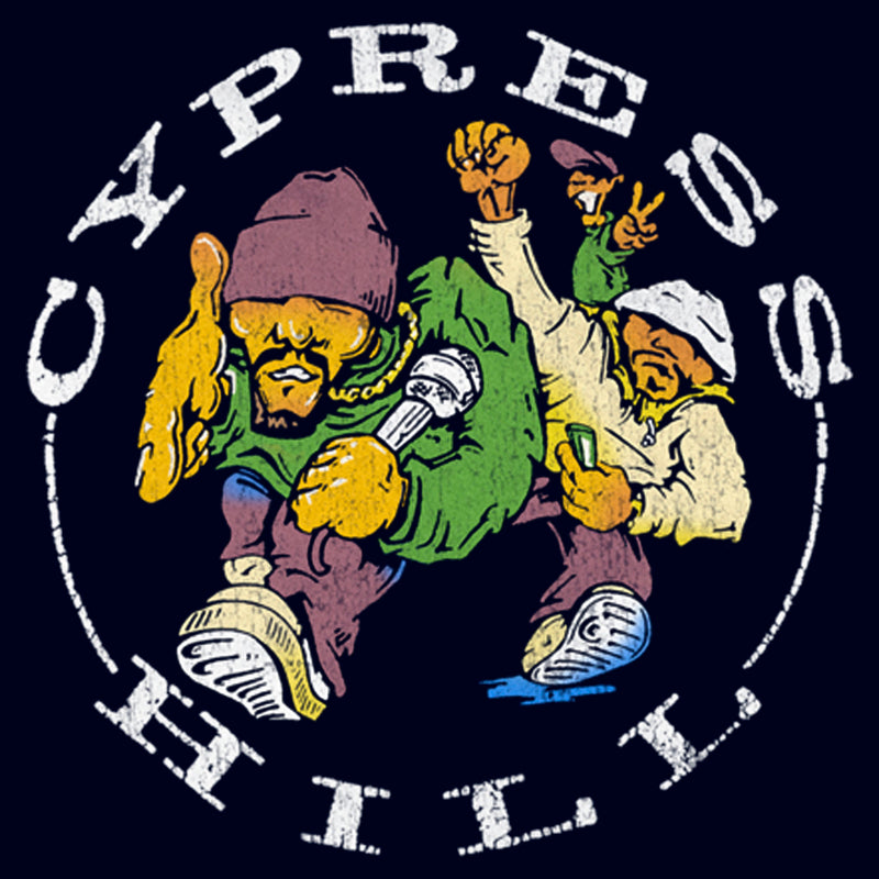 Men's Cypress Hill 90s Distressed Logo T-Shirt